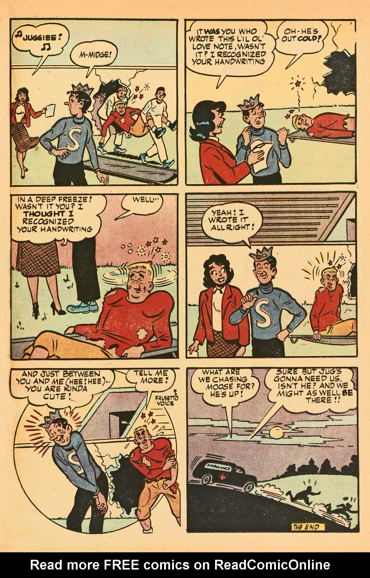 Read online Pep Comics comic -  Issue #89 - 29