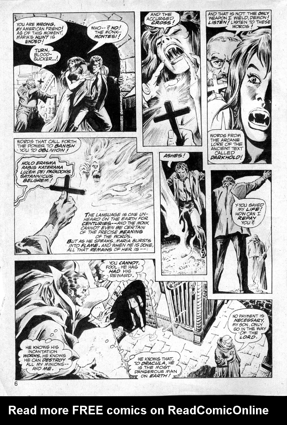 Read Online Dracula Lives Comic Issue 6