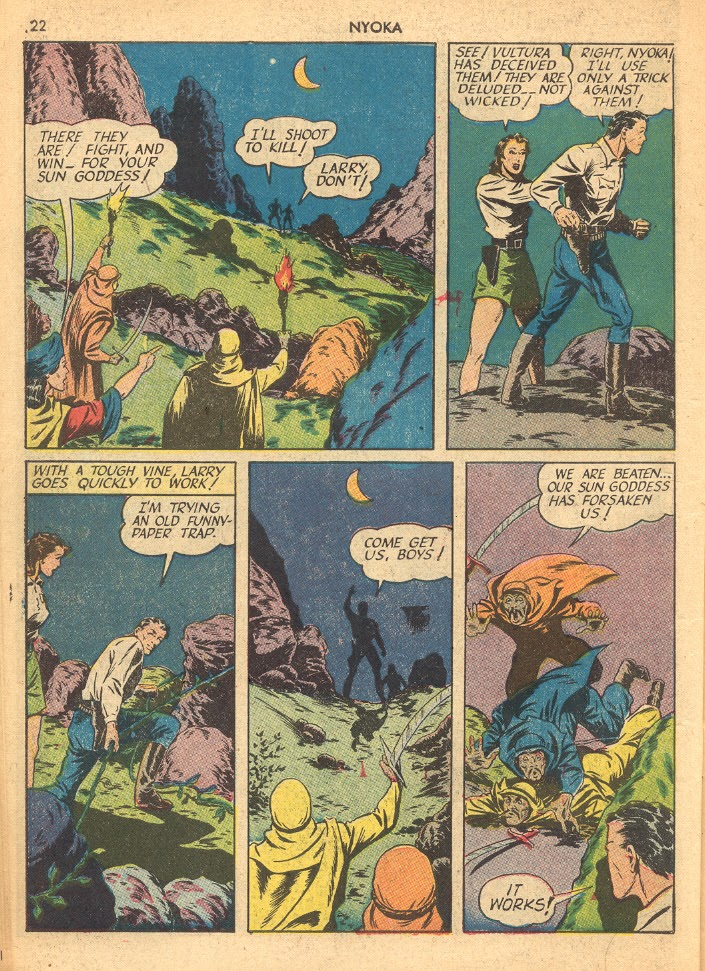 Read online Jungle Girl (1942) comic -  Issue #1 - 22