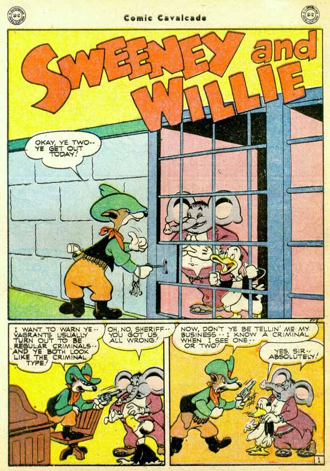 Read online Comic Cavalcade comic -  Issue #35 - 49