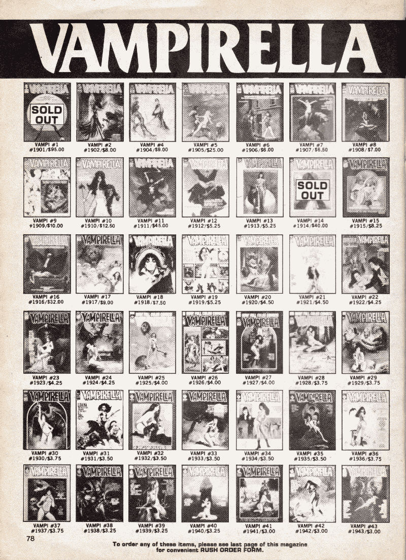 Read online Vampirella (1969) comic -  Issue #85 - 77