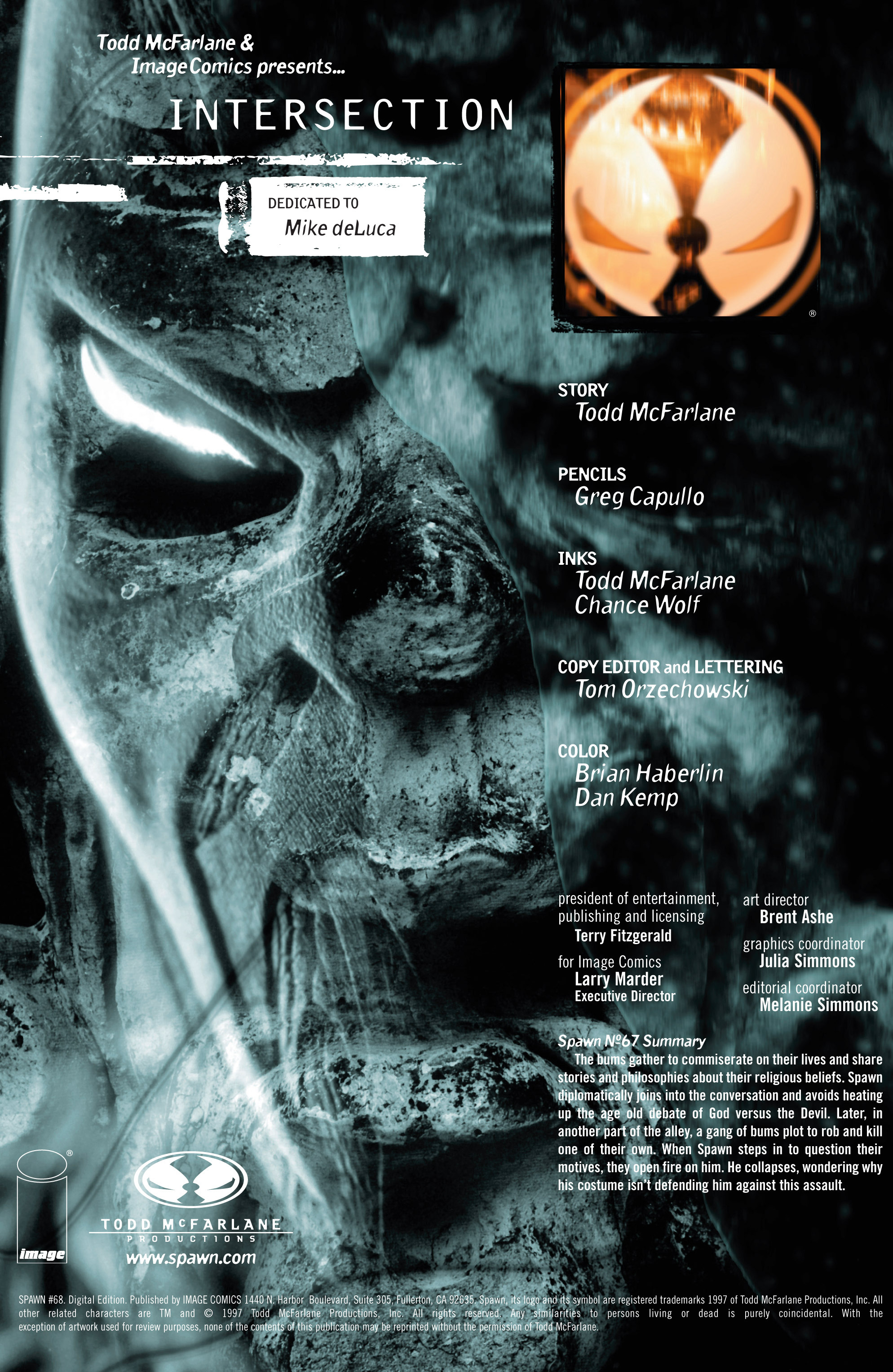 Read online Spawn comic -  Issue #68 - 2