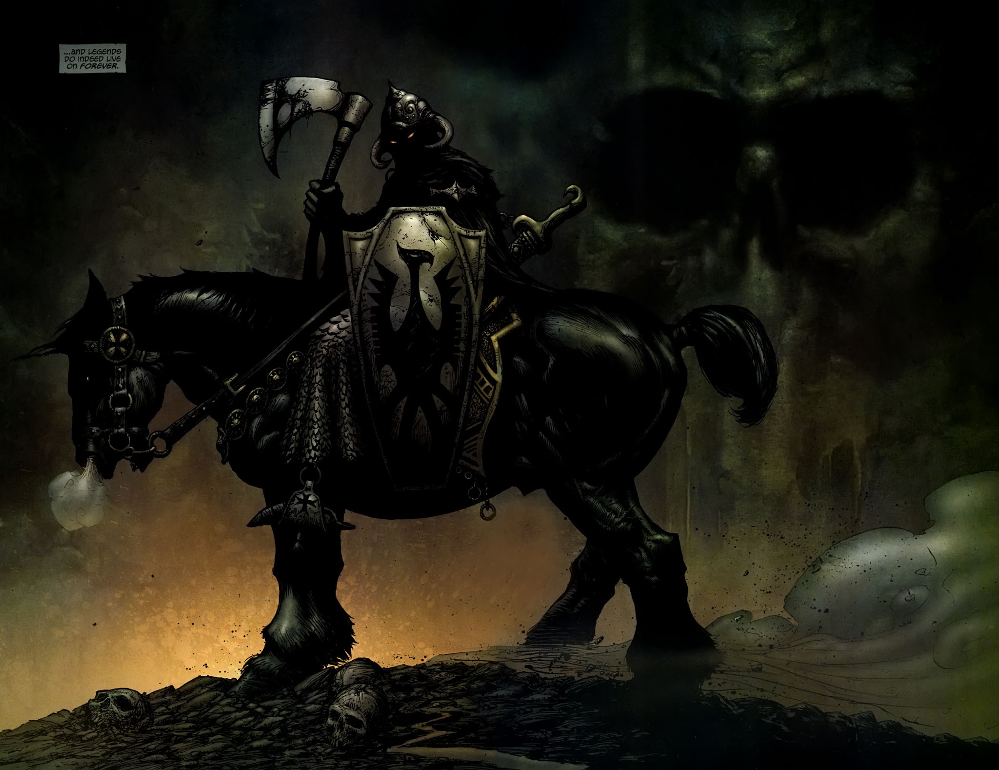 Read online Frank Frazetta's Death Dealer comic -  Issue #6 - 24