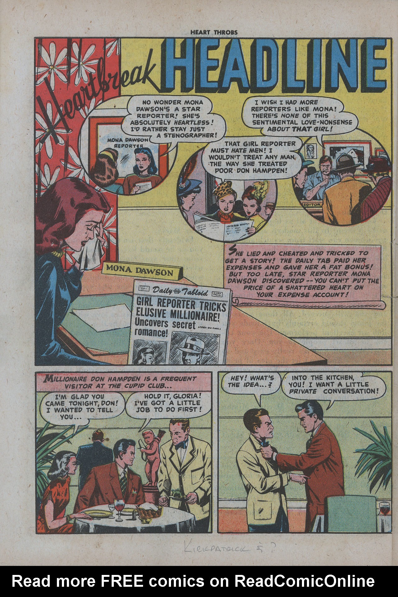 Read online Heart Throbs comic -  Issue #2 - 28