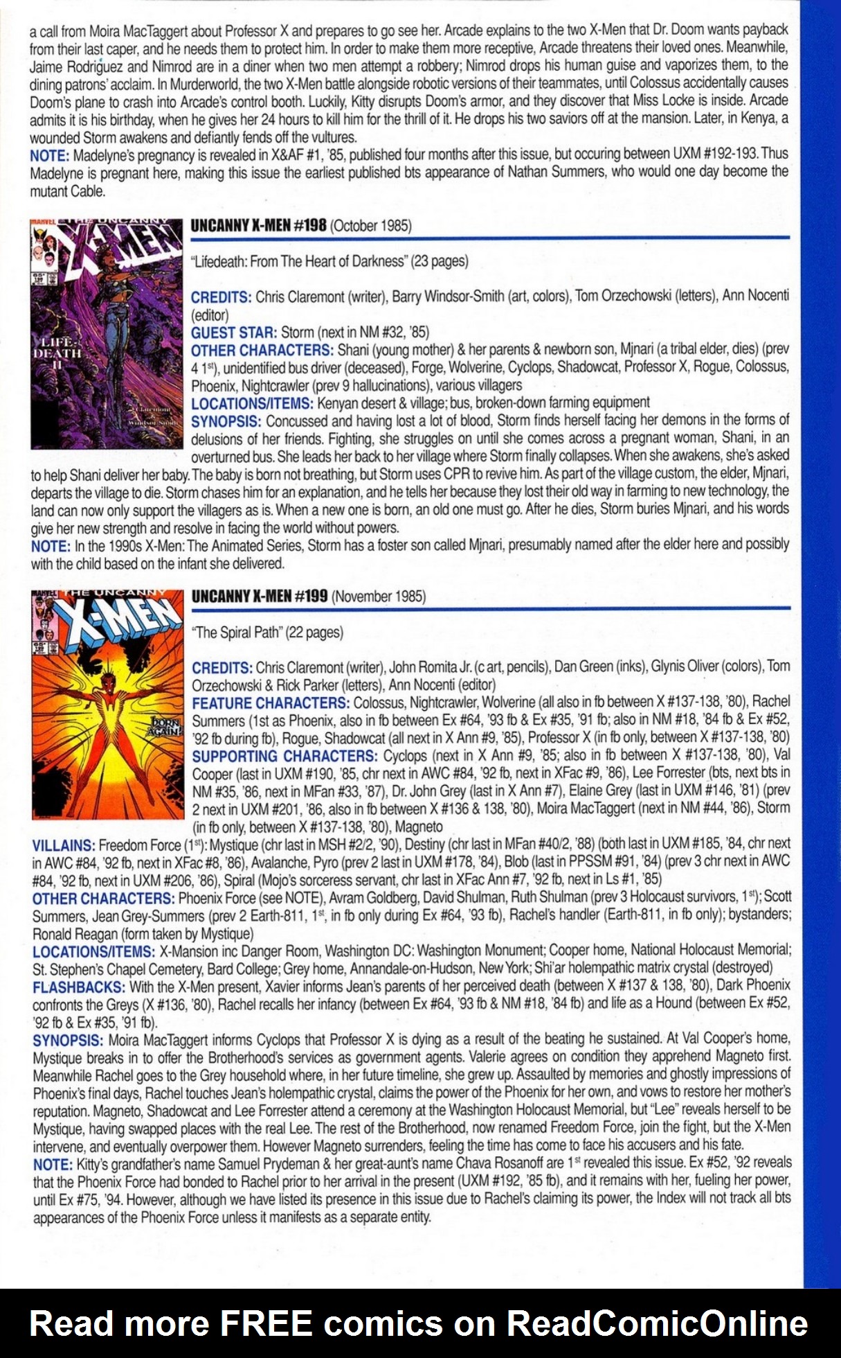Read online Official Index to the Marvel Universe comic -  Issue #5 - 49