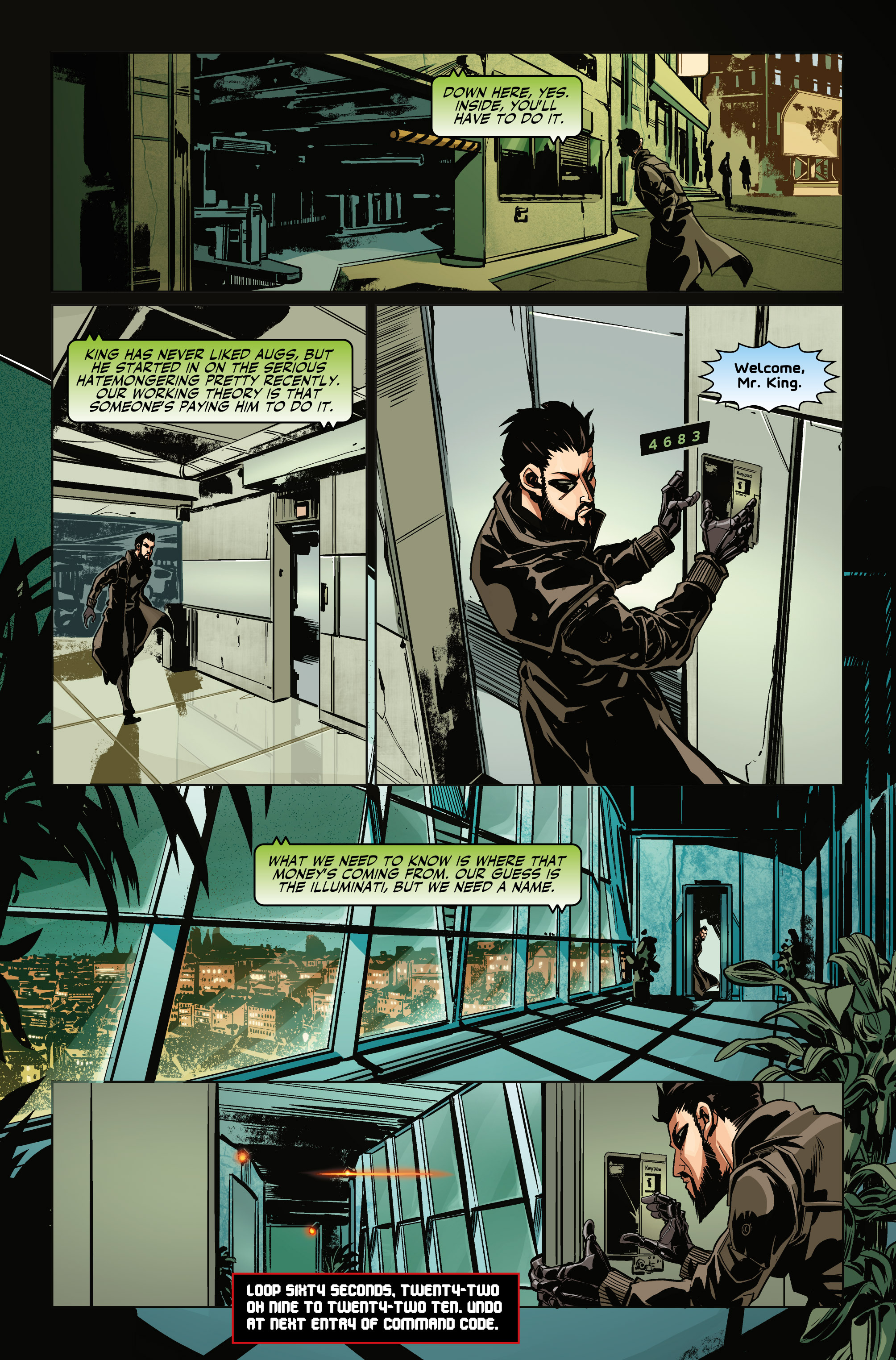 Read online Deus Ex: Children's Crusade comic -  Issue #4 - 14