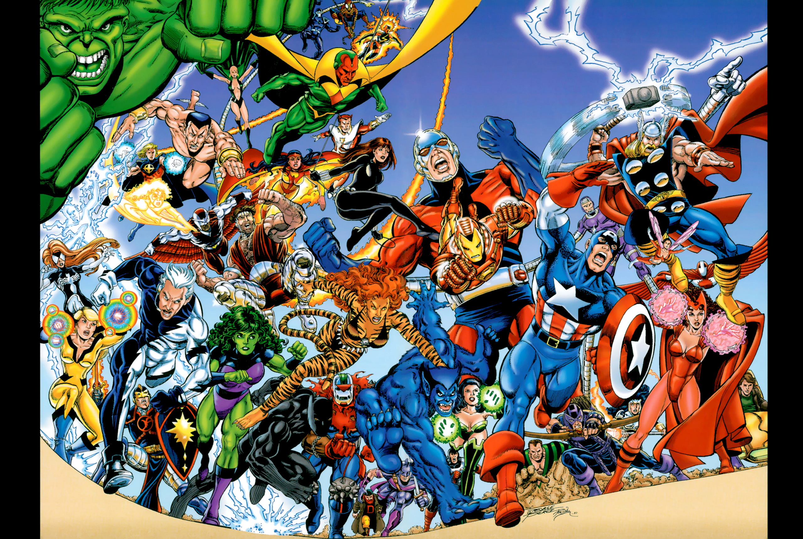 Read online New Avengers Poster Book comic -  Issue # Full - 5