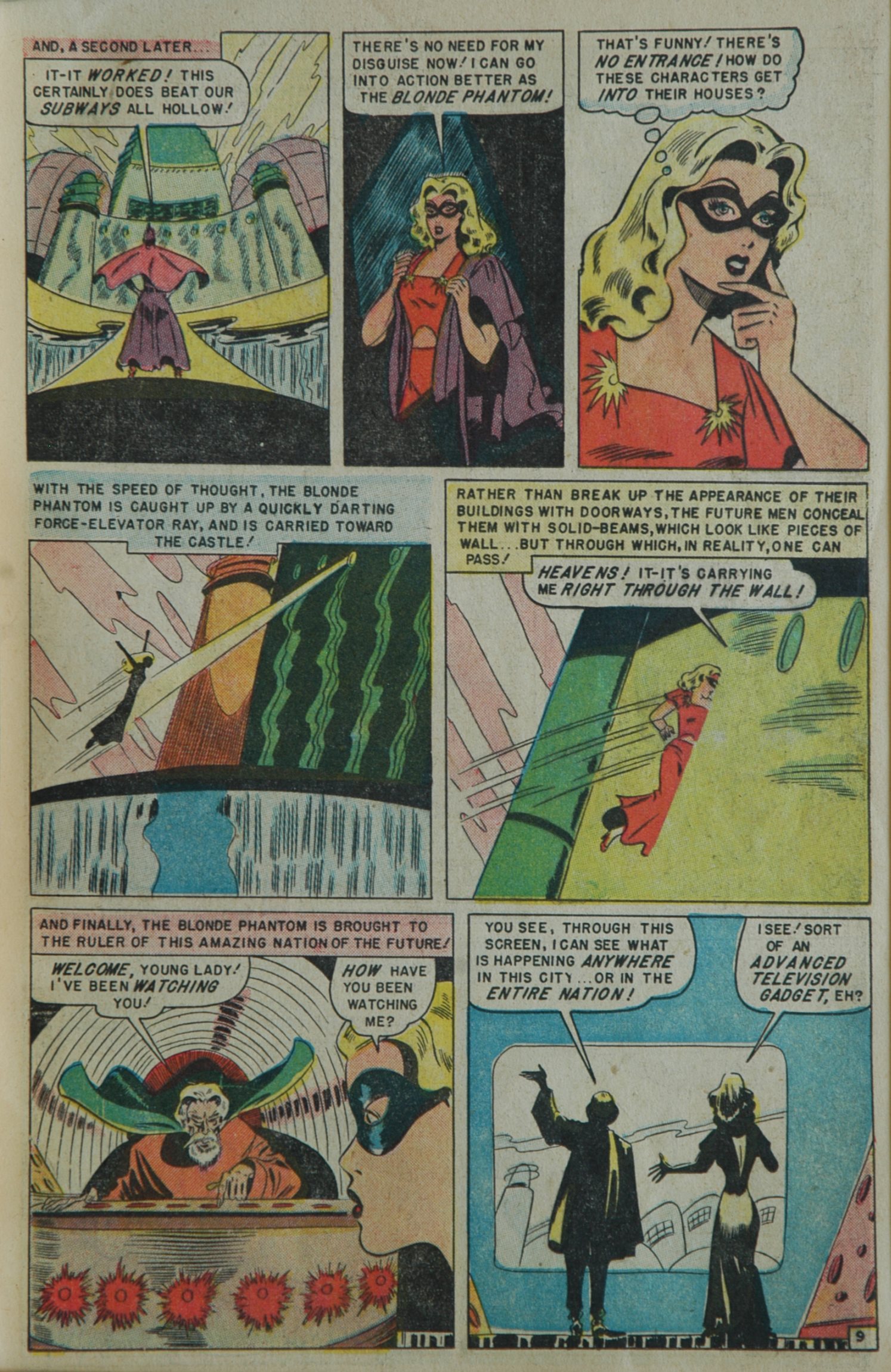 Read online Blonde Phantom Comics comic -  Issue #21 - 11