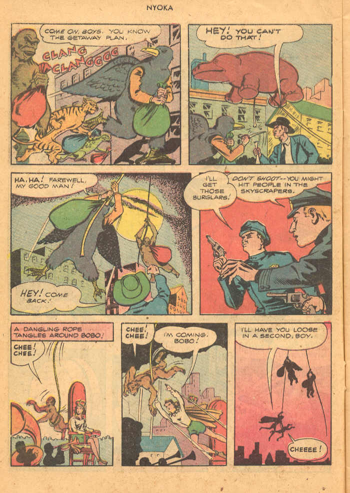 Read online Nyoka the Jungle Girl (1945) comic -  Issue #9 - 10
