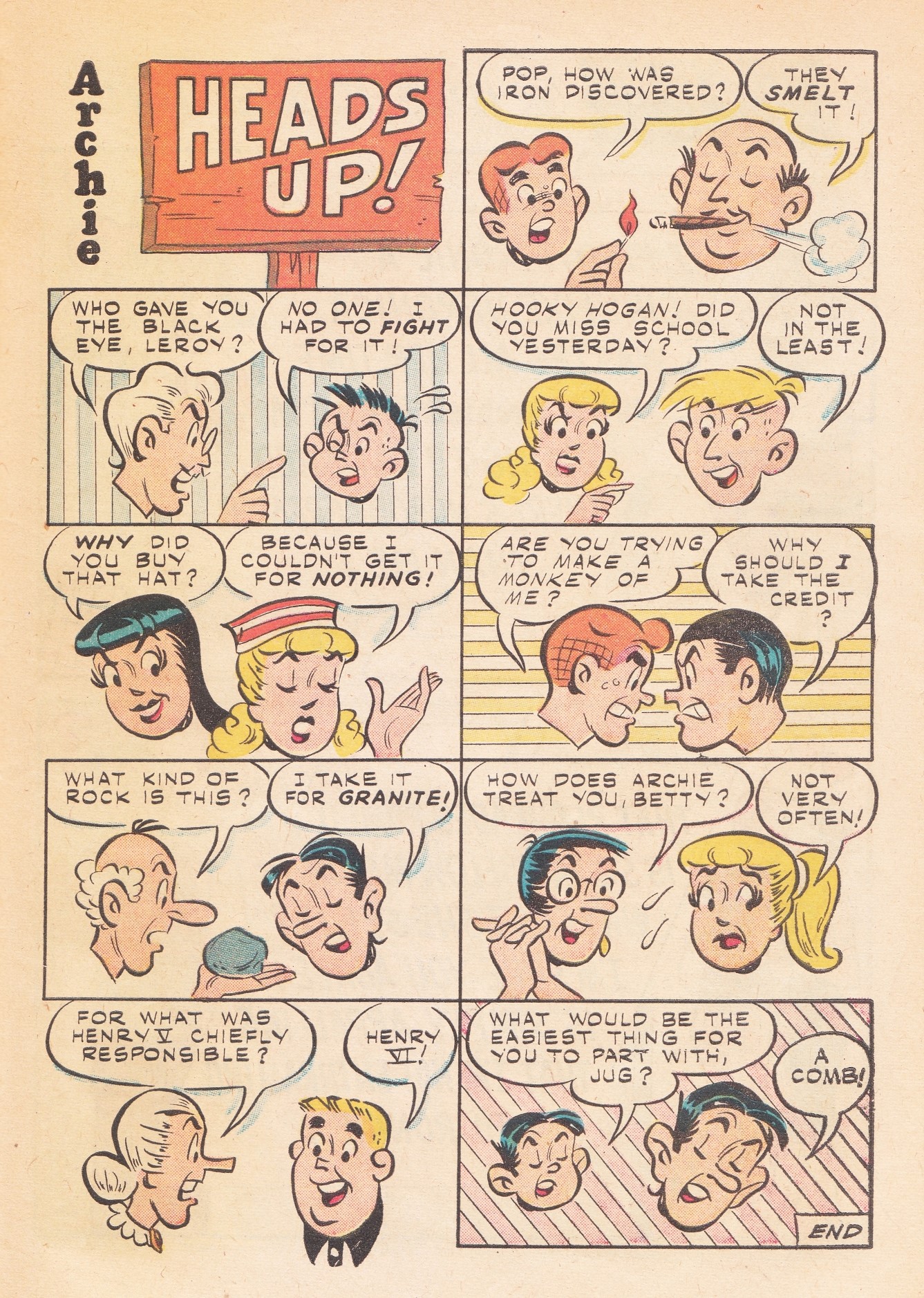 Read online Archie's Joke Book Magazine comic -  Issue #36 - 31