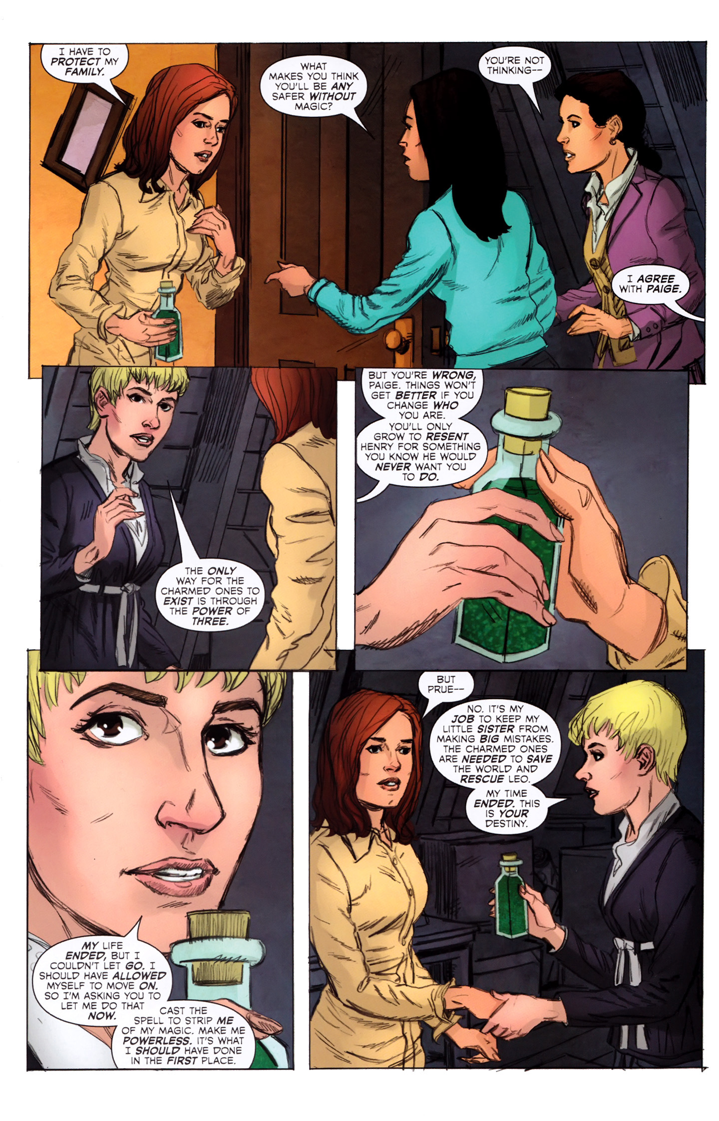 Read online Charmed comic -  Issue #18 - 21