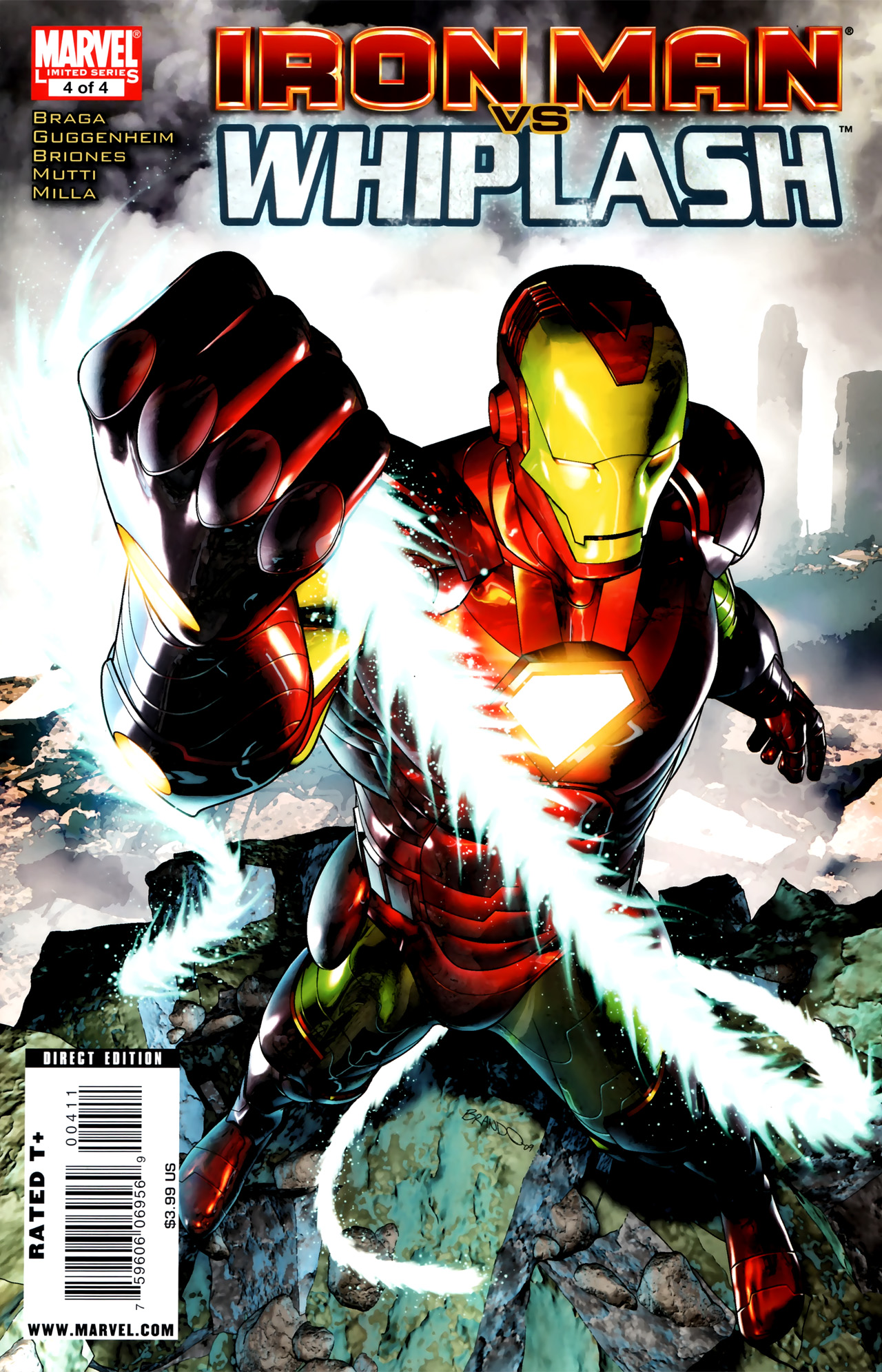 Read online Iron Man vs. Whiplash comic -  Issue #4 - 1
