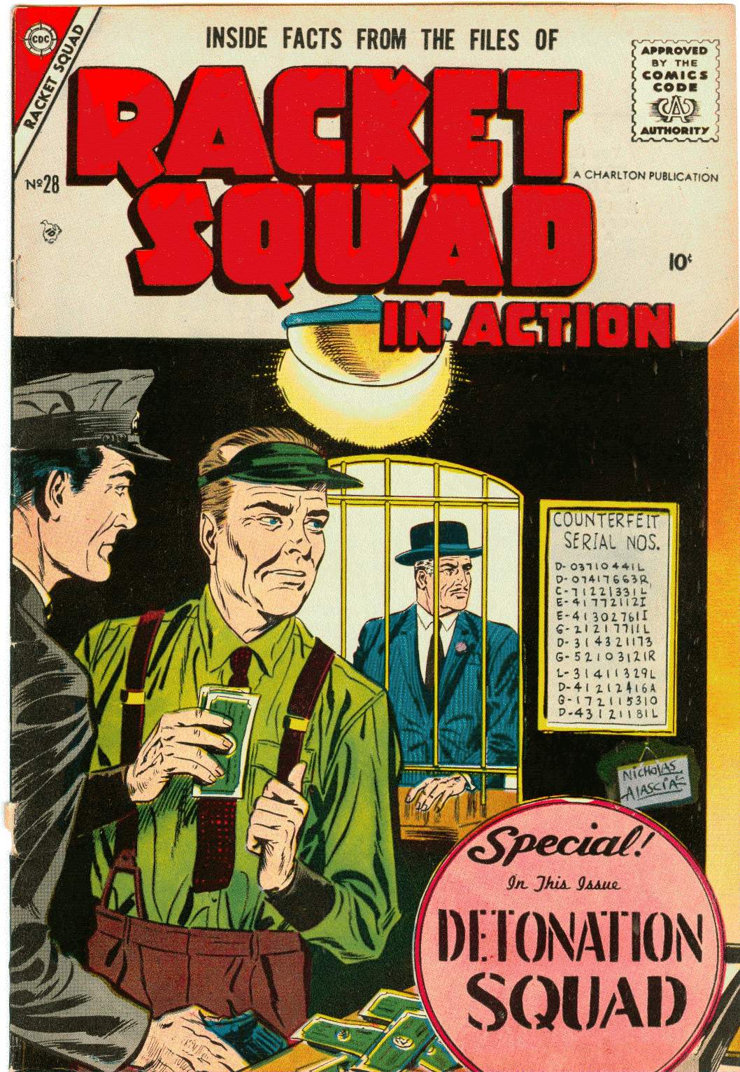 Read online Racket Squad in Action comic -  Issue #28 - 1