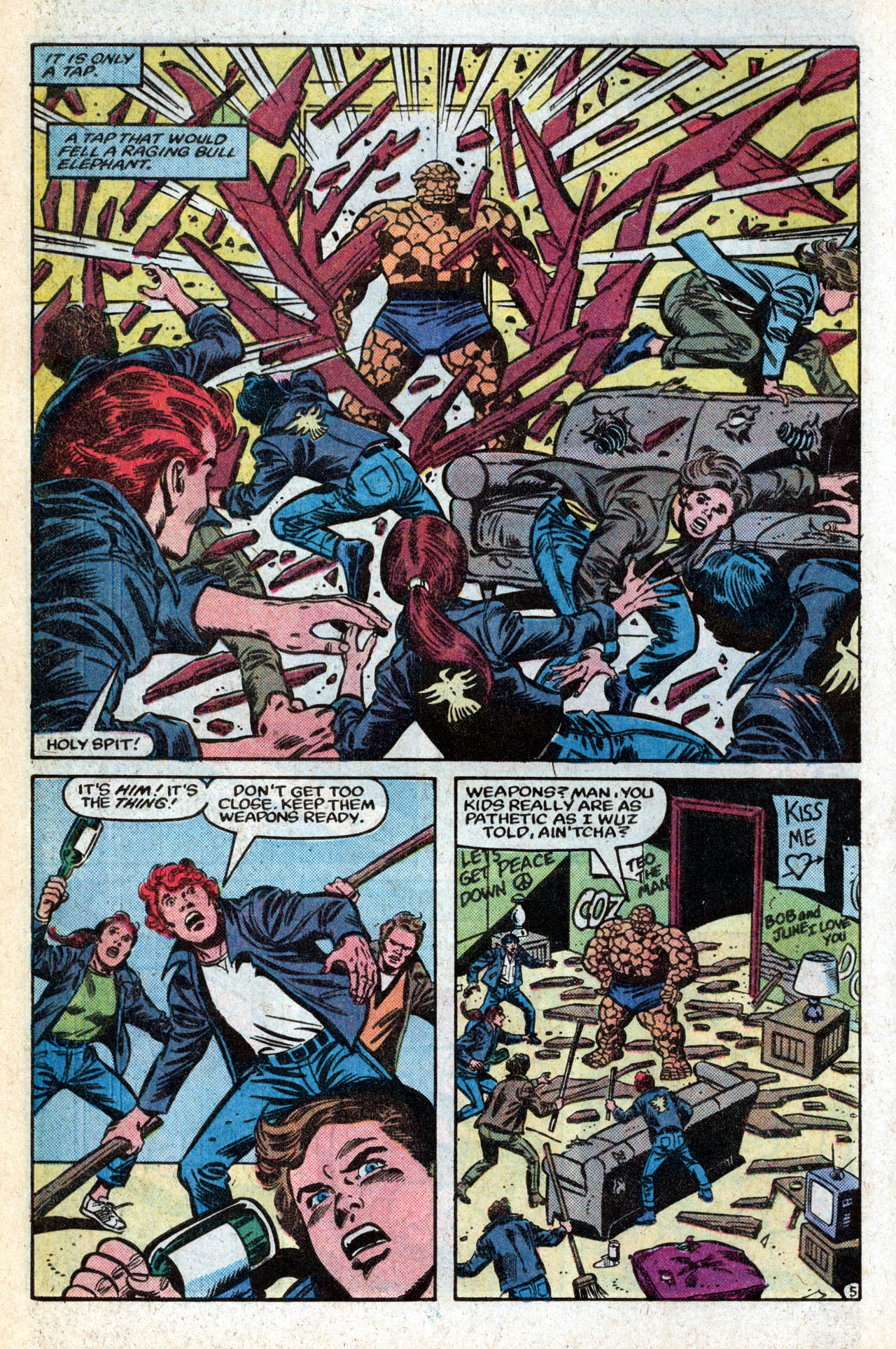 Read online The Thing comic -  Issue #1 - 8