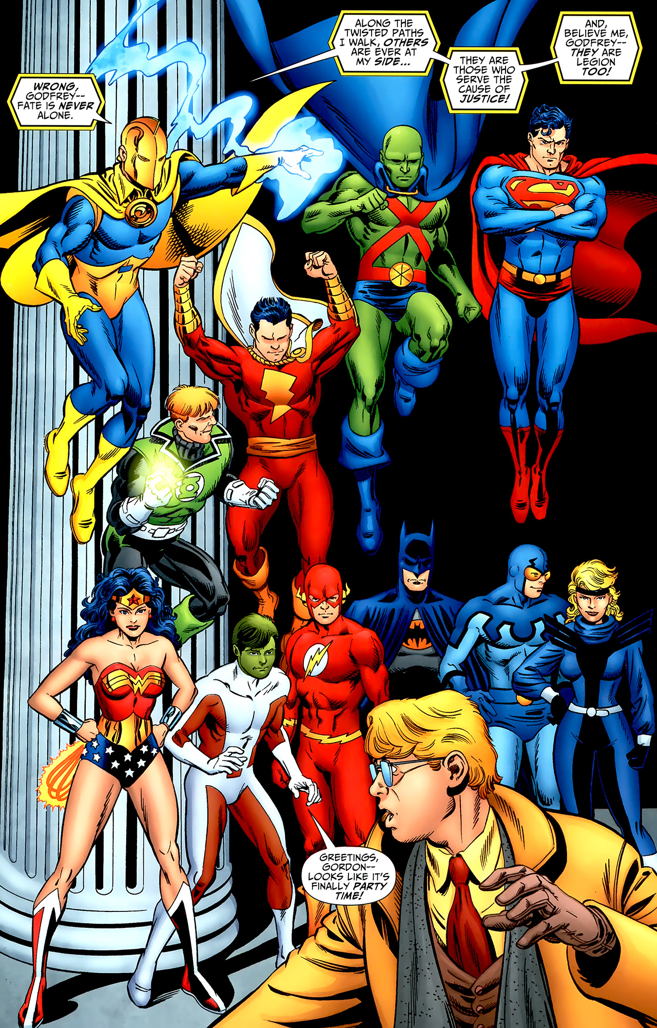 Read online DC Universe: Legacies comic -  Issue #6 - 19