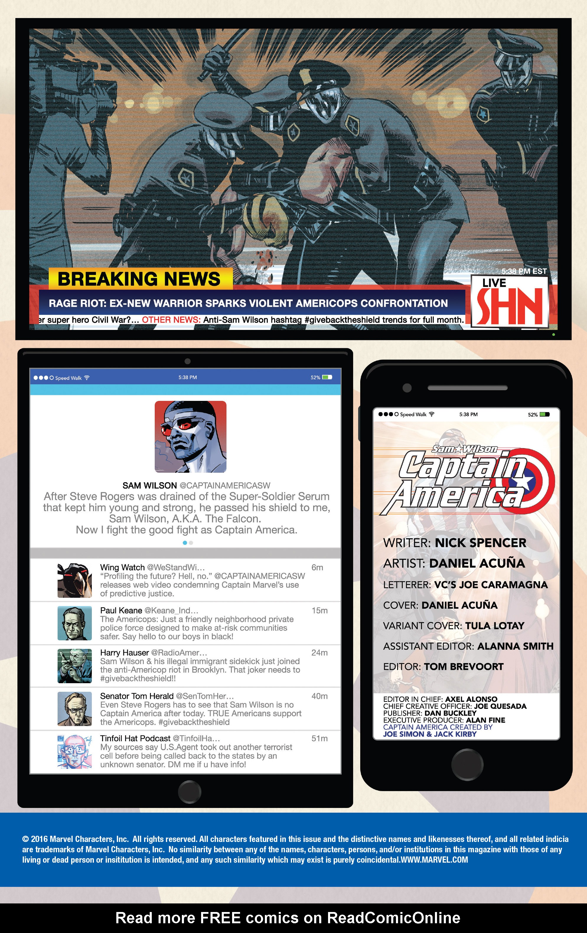 Read online Captain America: Sam Wilson comic -  Issue #12 - 2