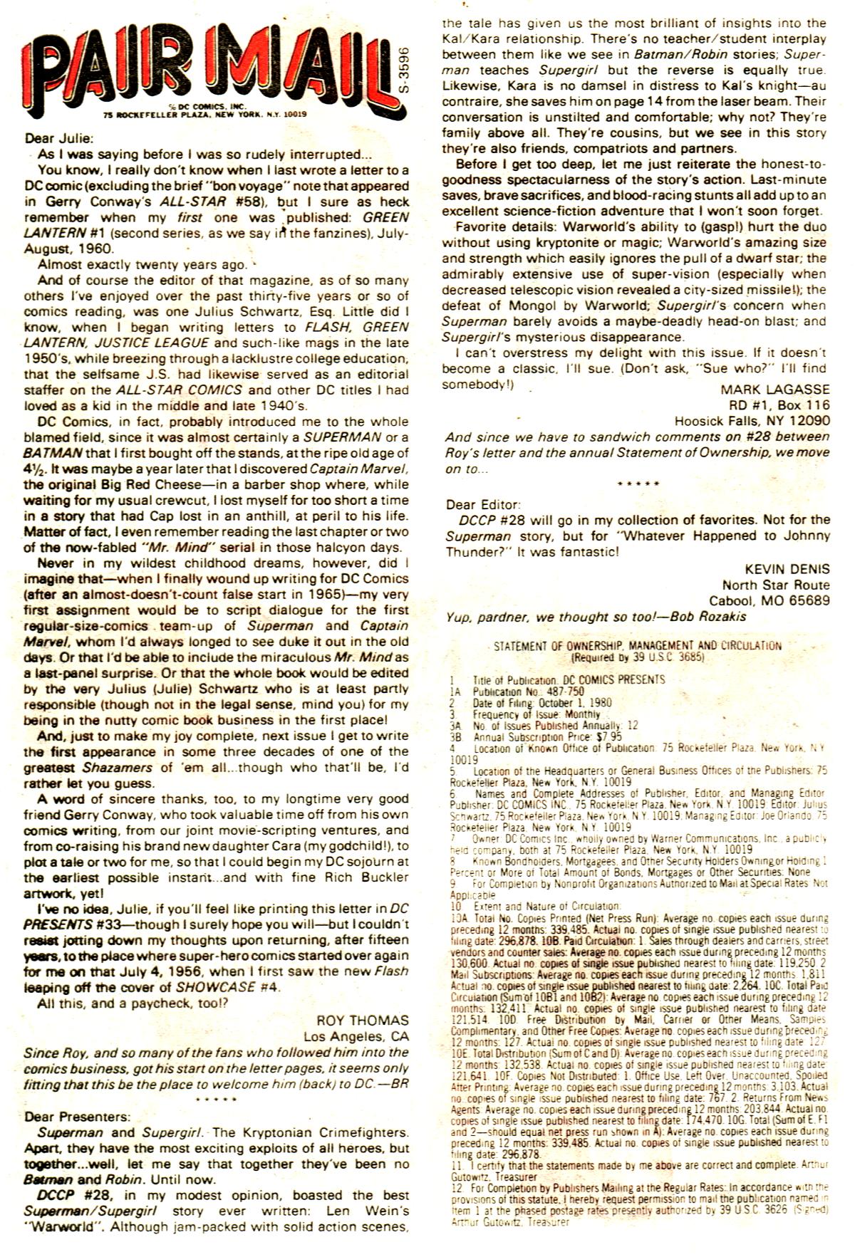 Read online DC Comics Presents comic -  Issue #33 - 27