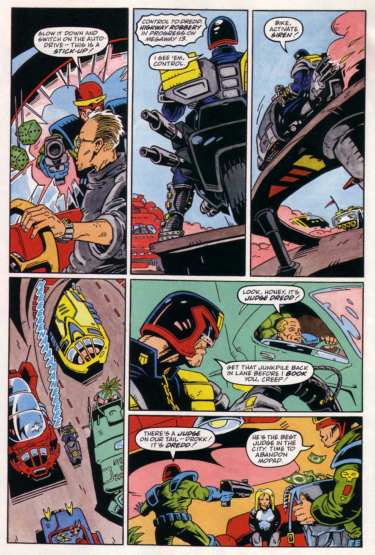 Read online Judge Dredd Lawman of the Future comic -  Issue #18 - 24
