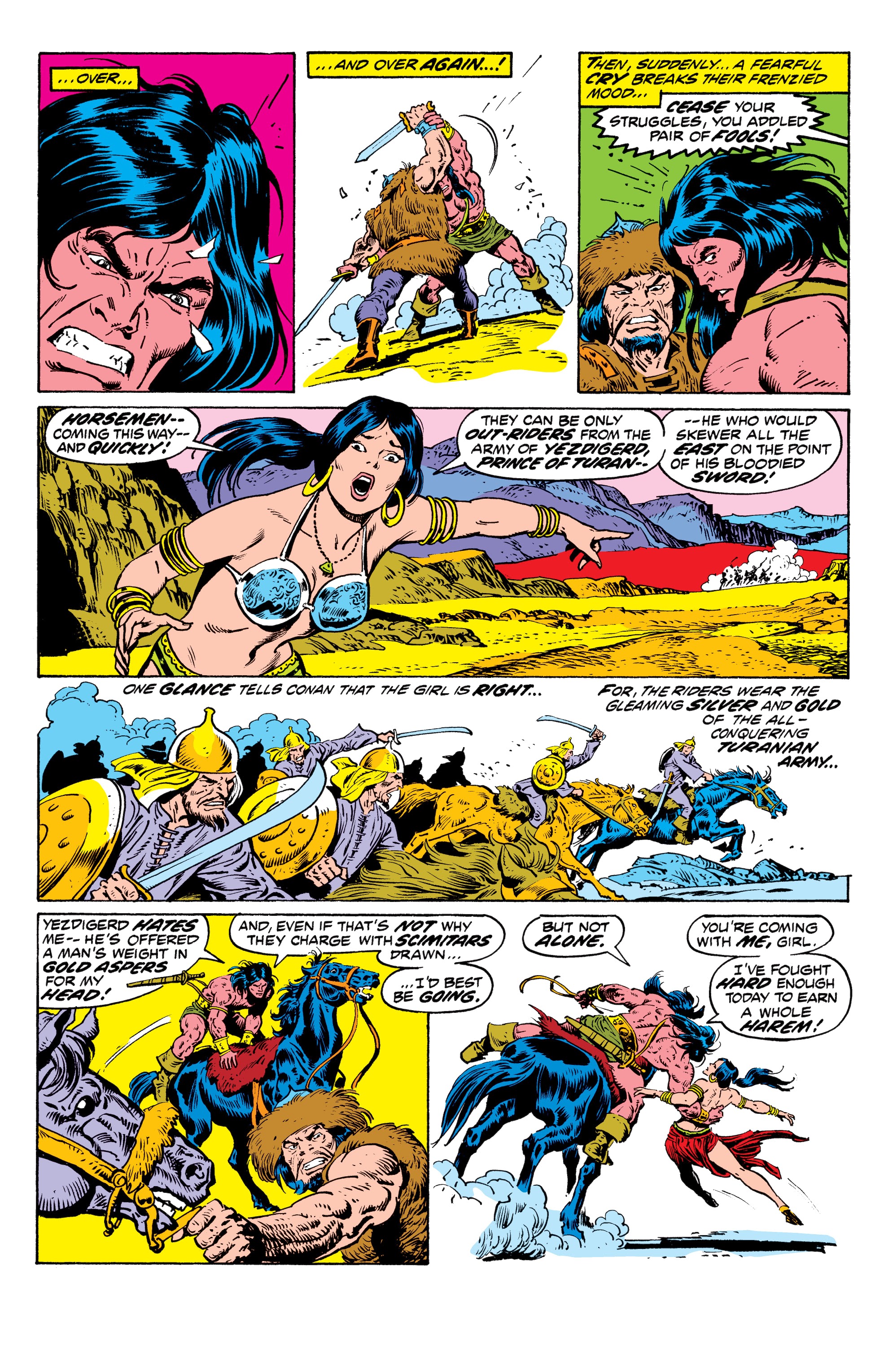 Read online Conan The Barbarian Epic Collection: The Original Marvel Years - The Curse Of The Golden Skull comic -  Issue # TPB (Part 1) - 9