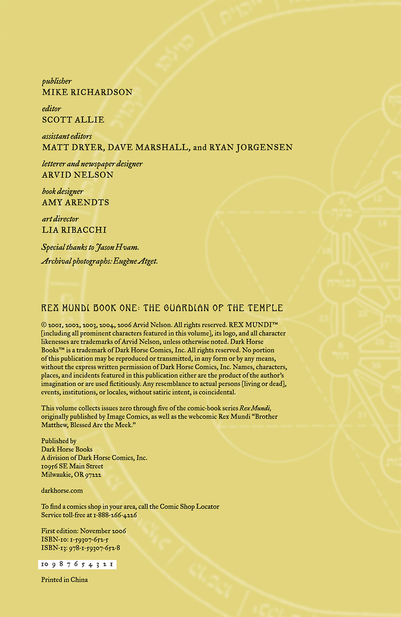 Read online Rex Mundi (2006) comic -  Issue # TPB 1 - 4