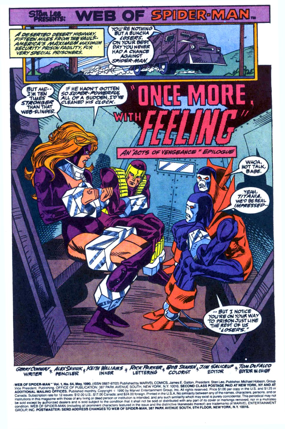 Read online Web of Spider-Man (1985) comic -  Issue #64 - 2