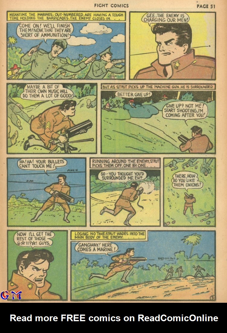 Read online Fight Comics comic -  Issue #11 - 53
