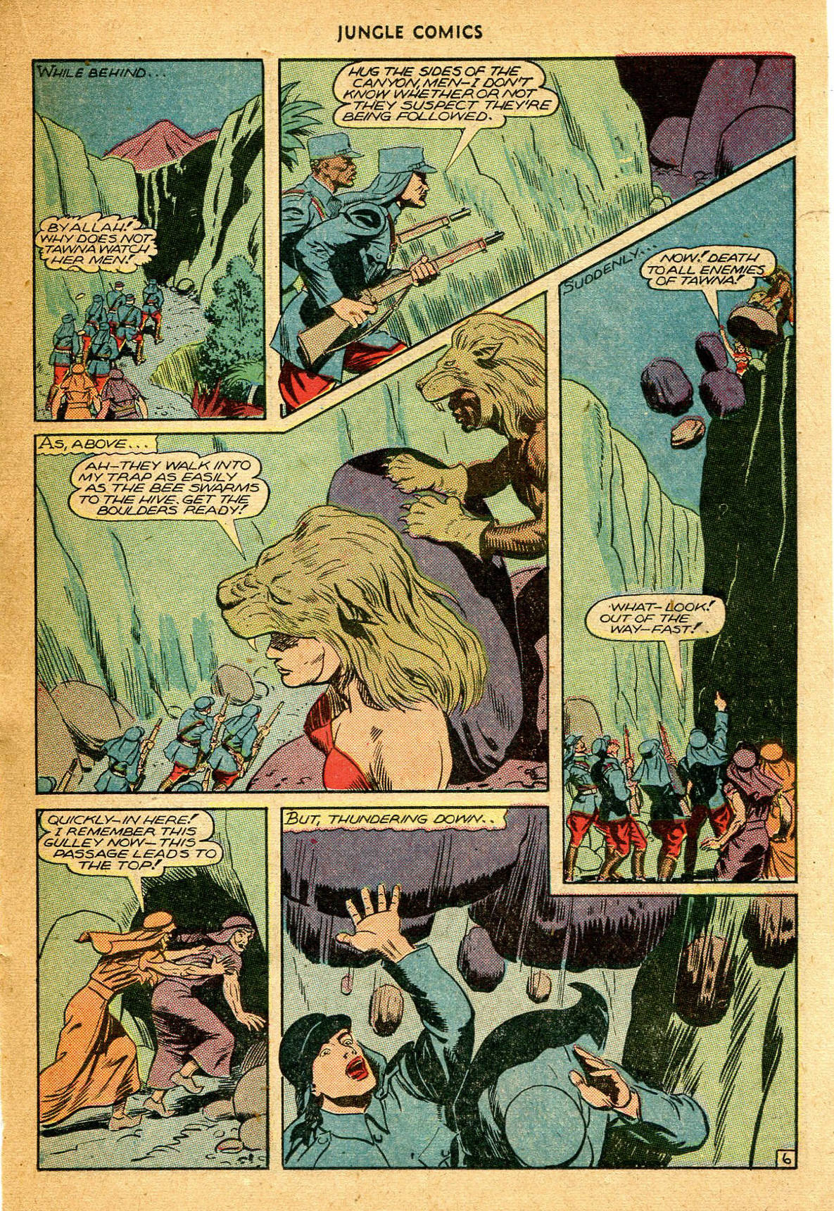 Read online Jungle Comics comic -  Issue #74 - 34