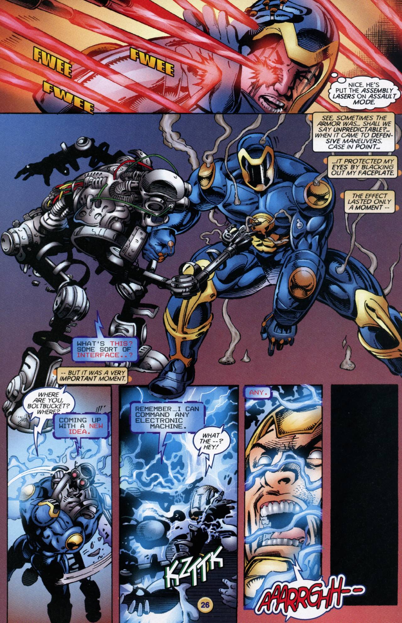 Read online X-O Manowar (1996) comic -  Issue #5 - 22