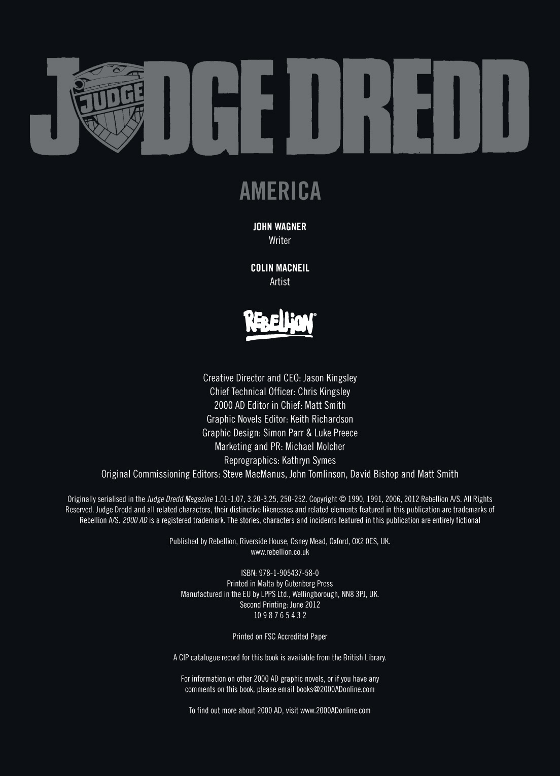 Judge Dredd: America issue TPB - Page 4