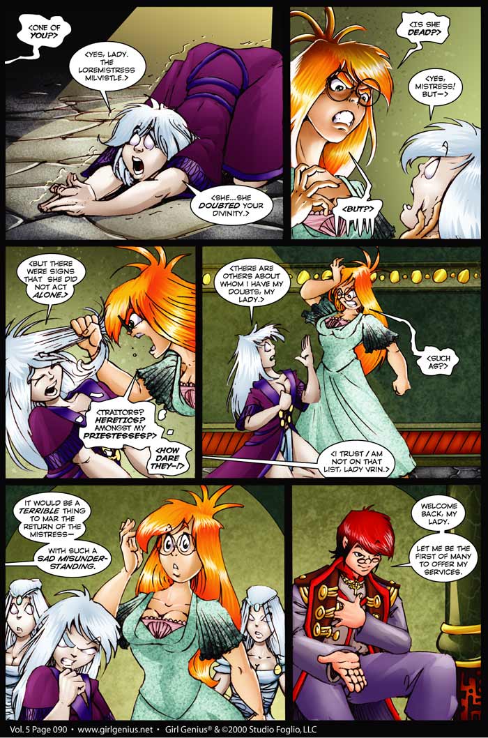 Read online Girl Genius (2002) comic -  Issue #5 - 91