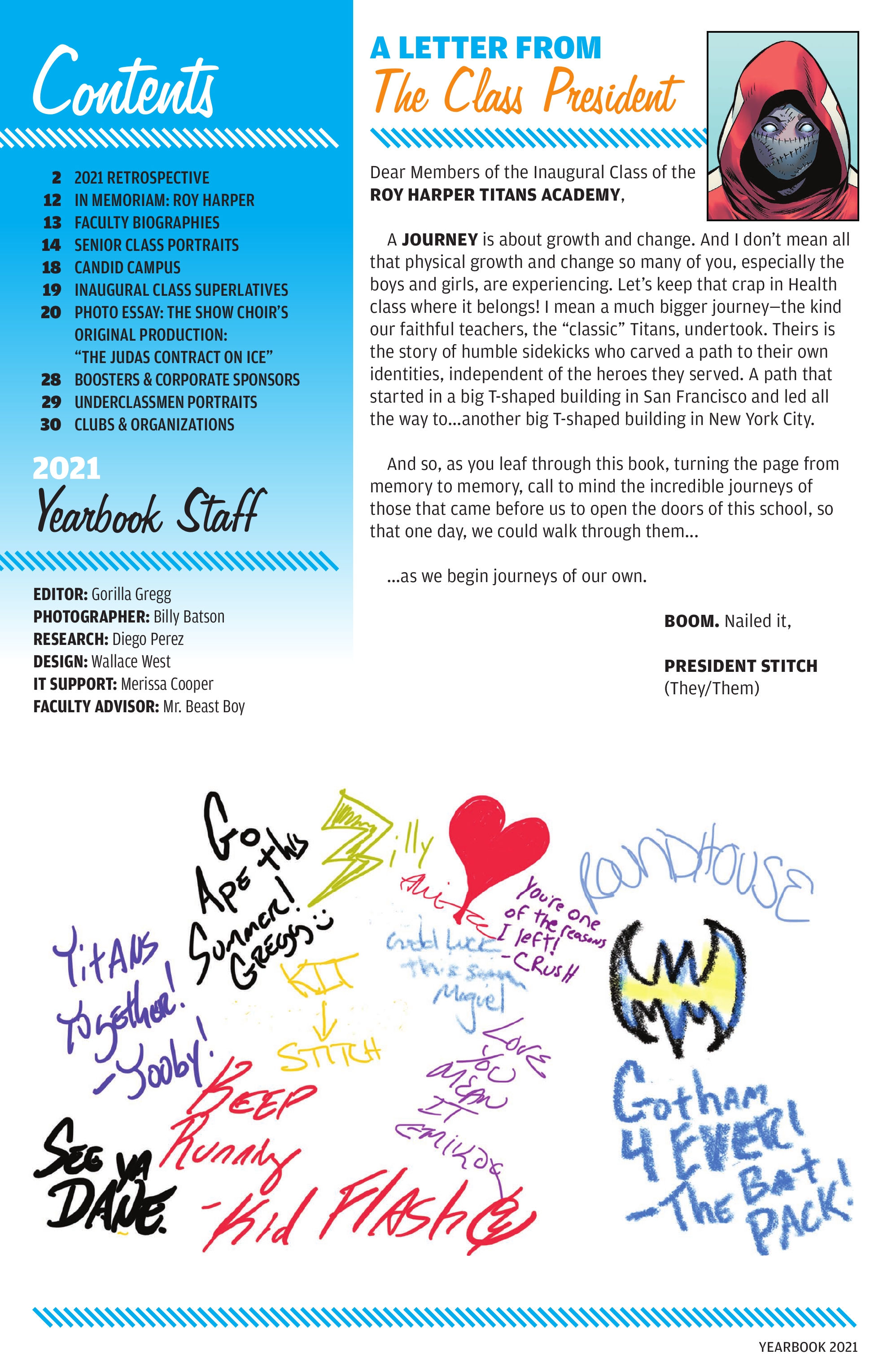 Read online Teen Titans Academy comic -  Issue # _Yearbook 2021 - 3