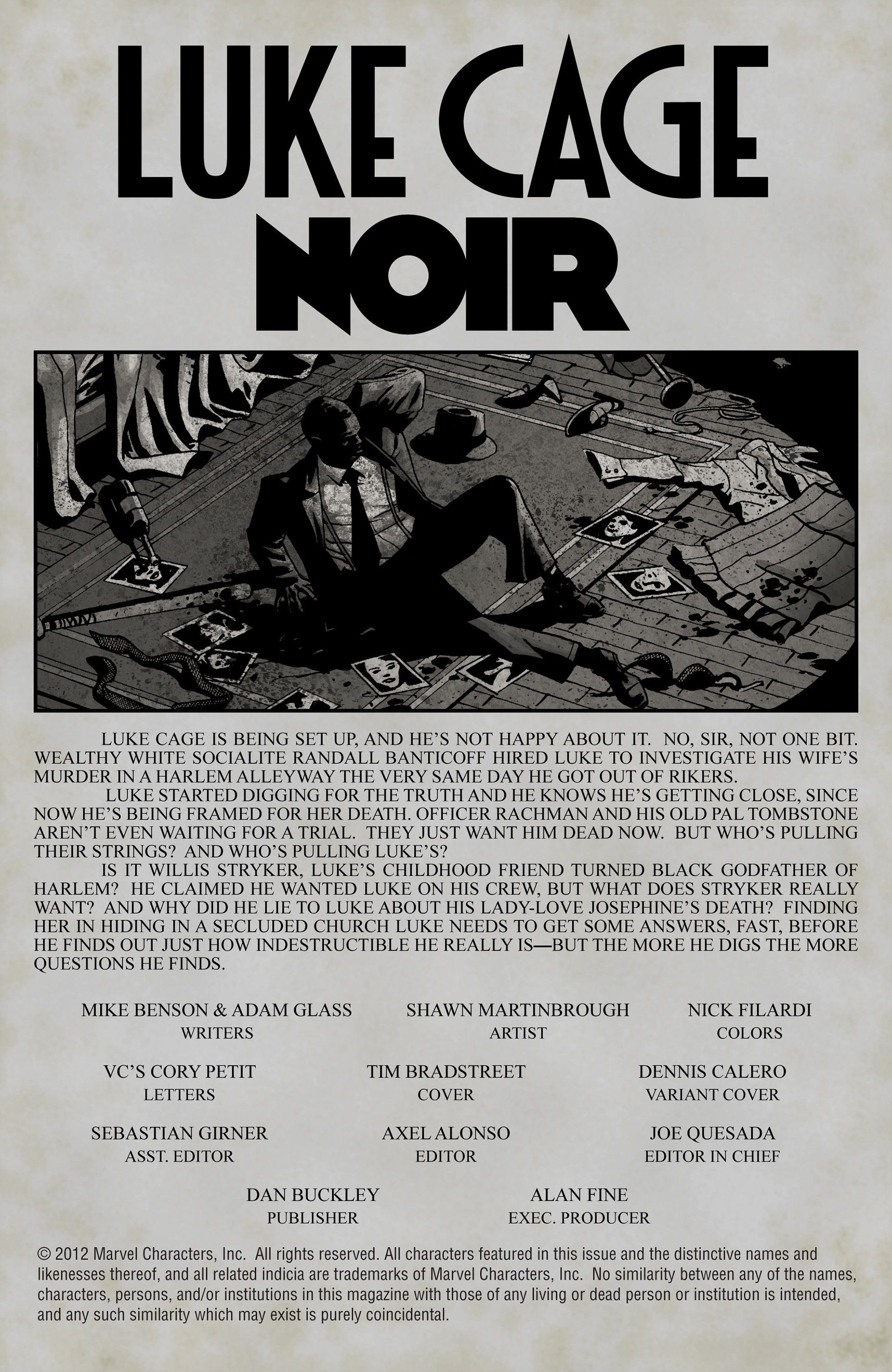 Read online Luke Cage Noir comic -  Issue #3 - 2