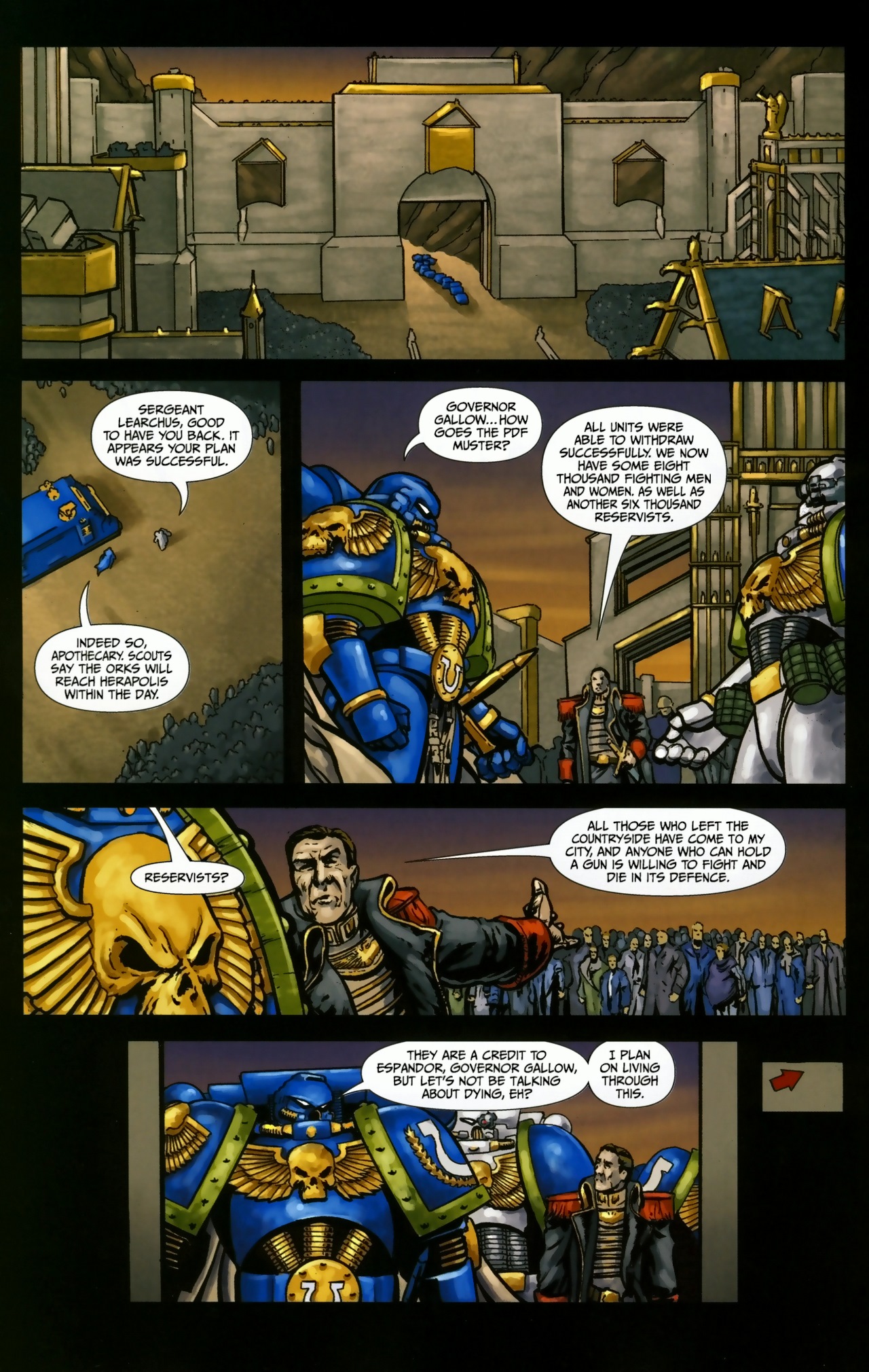 Read online Warhammer 40,000: Defenders of Ultramar comic -  Issue #3 - 24