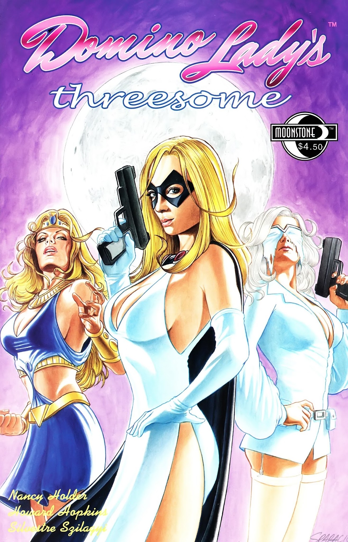 Read online Domino Lady's Threesome comic -  Issue # Full - 1