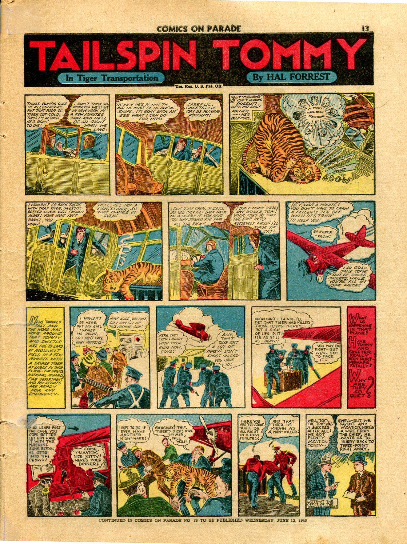 Read online Comics on Parade comic -  Issue #27 - 13