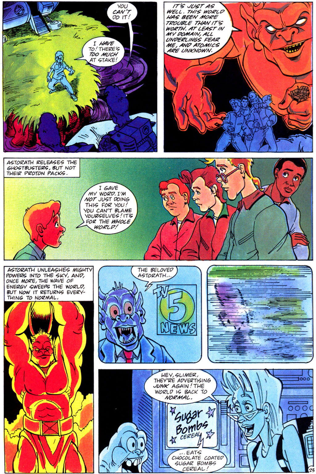 Read online Real Ghostbusters comic -  Issue #10 - 28