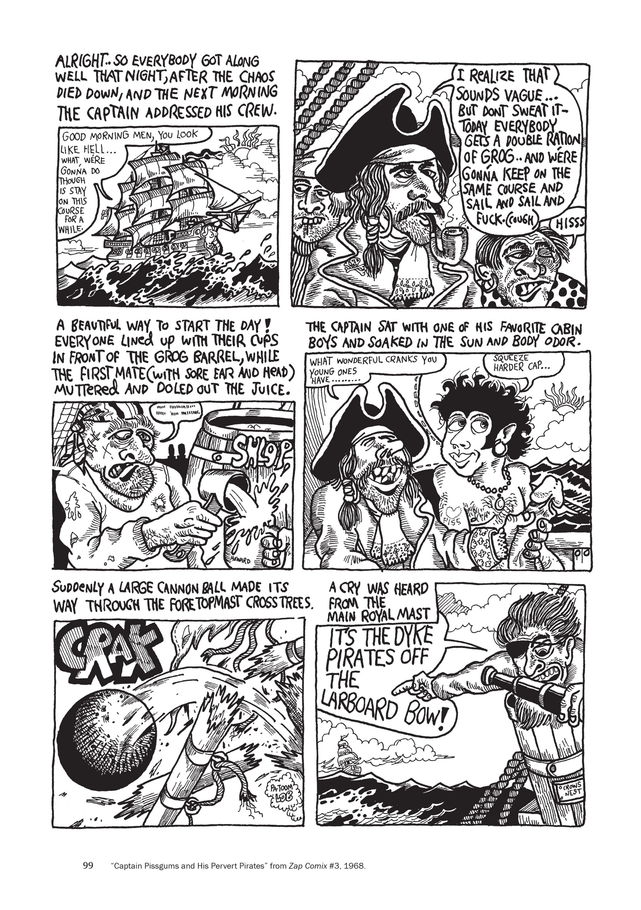 Read online The Mythology of S. Clay Wilson comic -  Issue # Pirates in the Heartland (Part 1) - 93