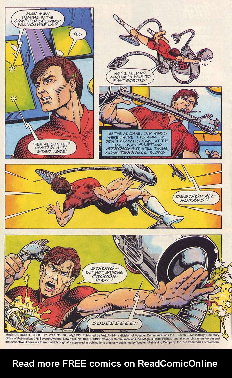 Read online Magnus Robot Fighter (1991) comic -  Issue #26 - 3