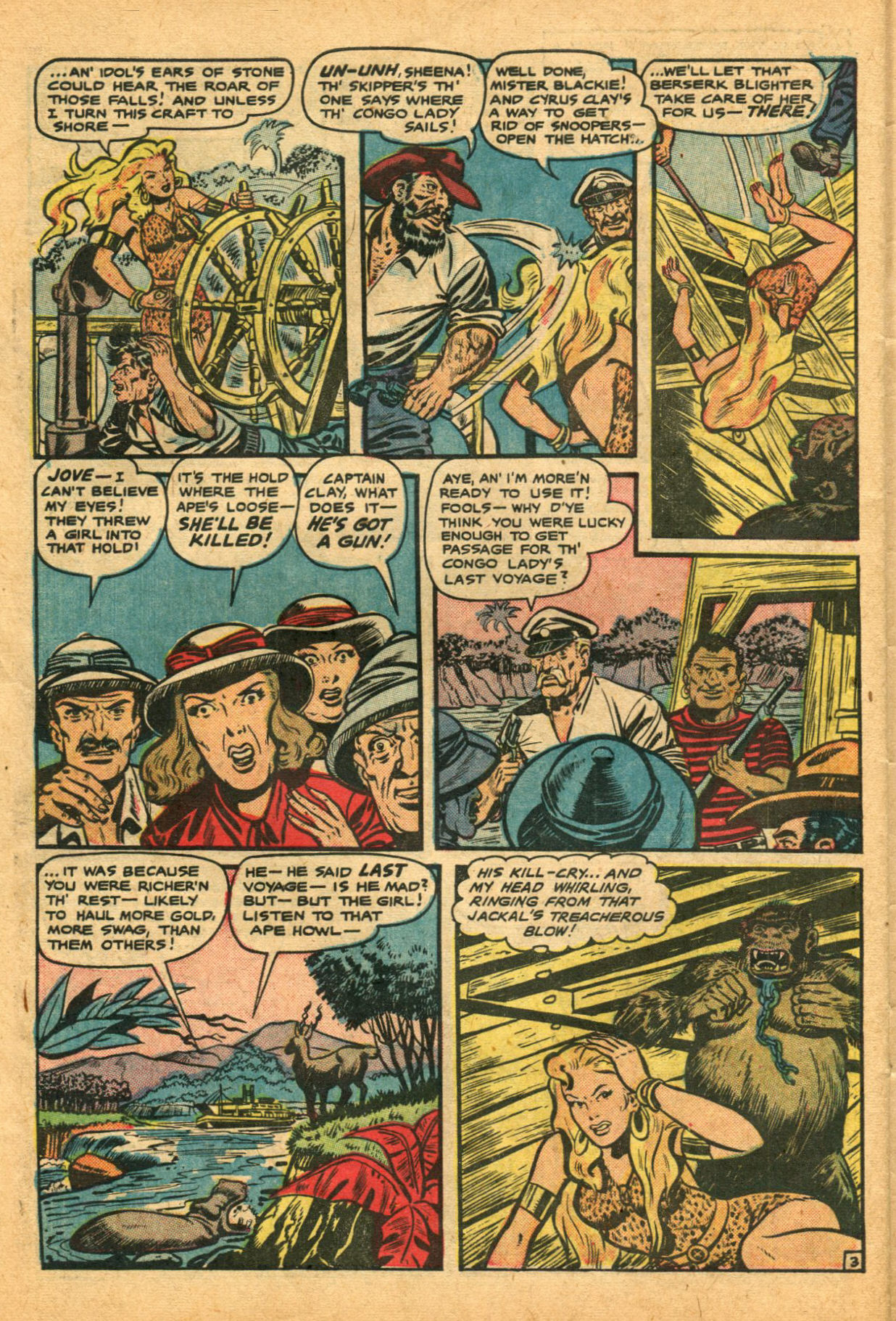Read online Sheena, Queen of the Jungle (1942) comic -  Issue #12 - 30