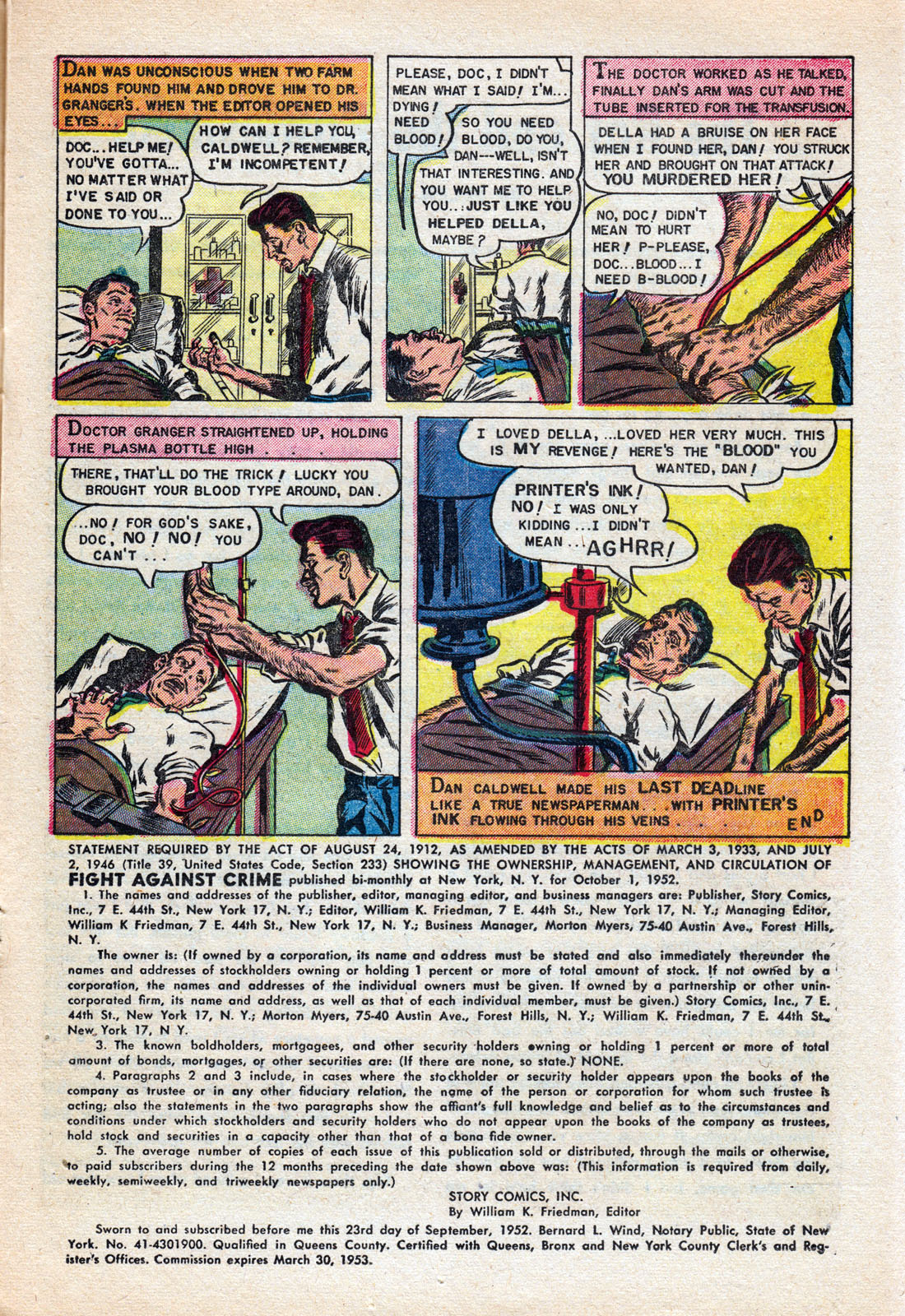 Read online Fight Against Crime comic -  Issue #13 - 17