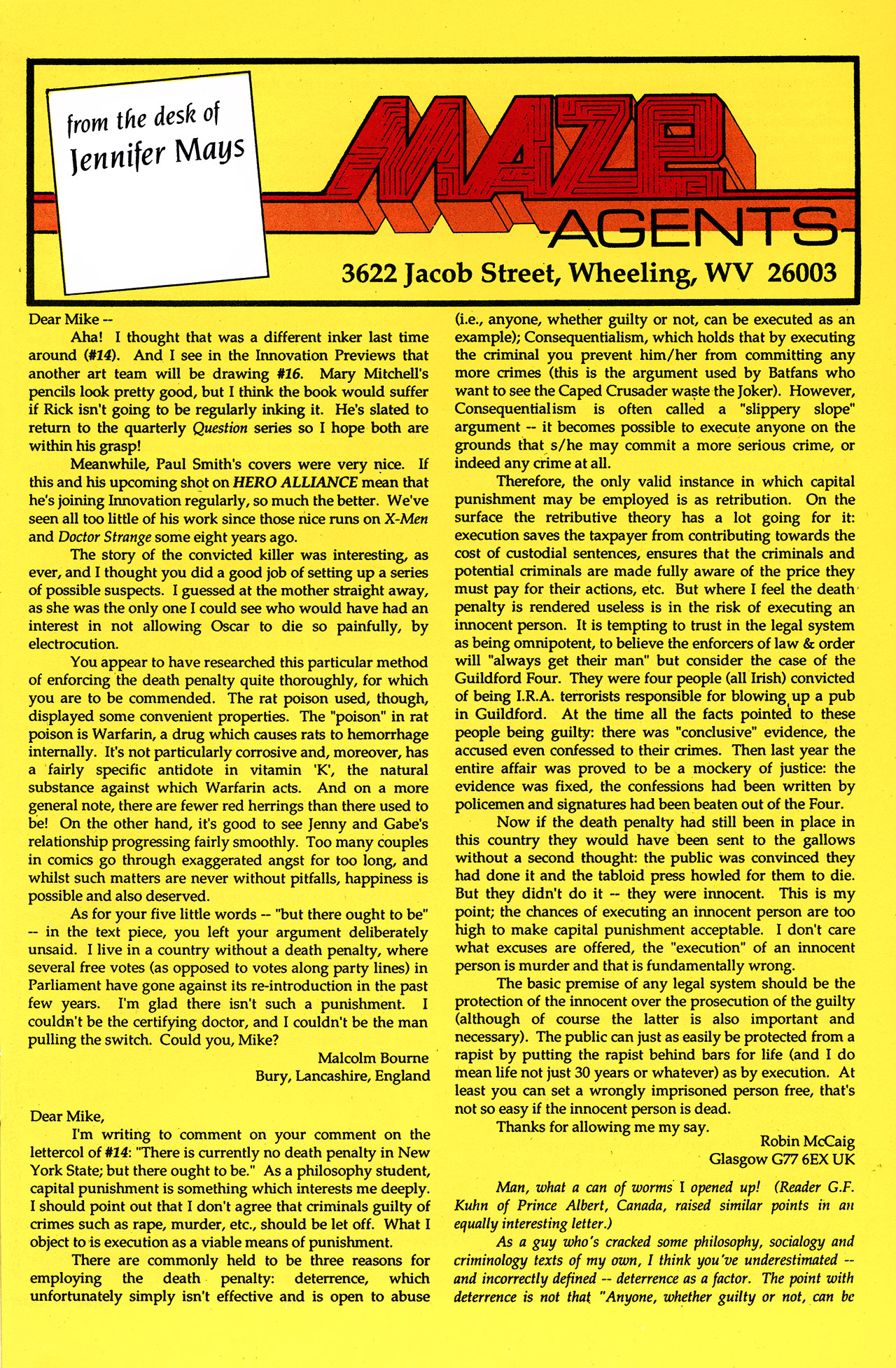 Read online Maze Agency (1989) comic -  Issue #22 - 11