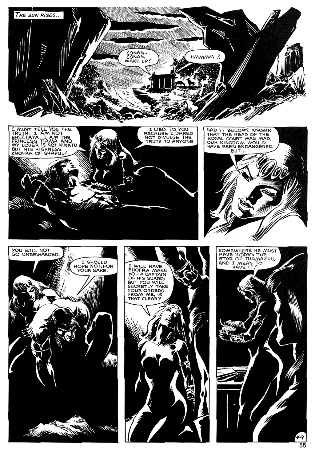 The Savage Sword Of Conan issue 120 - Page 56