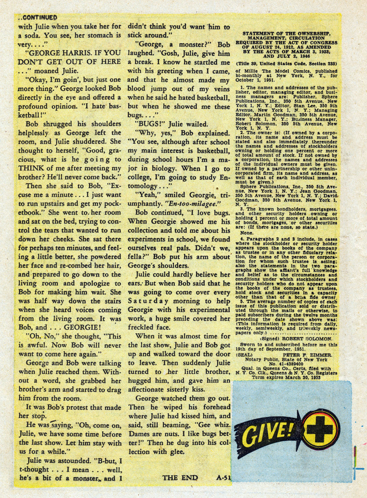 Read online Millie the Model comic -  Issue #35 - 18