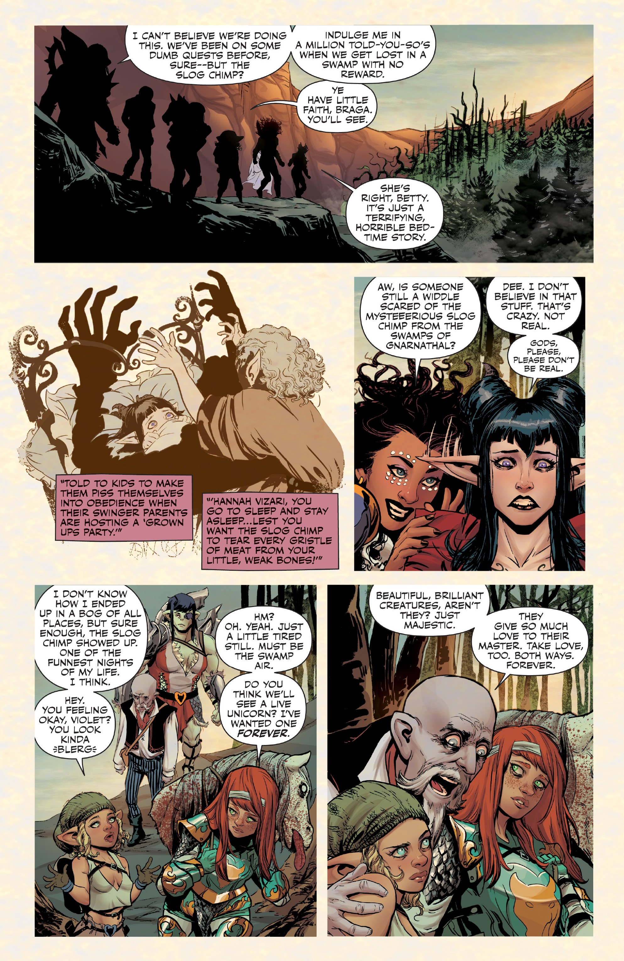 Read online Rat Queens Special: Swamp Romp comic -  Issue # Full - 6