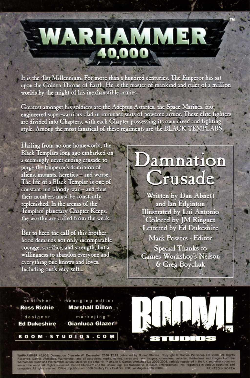 Warhammer 40,000: Damnation Crusade issue 1 - Page 2
