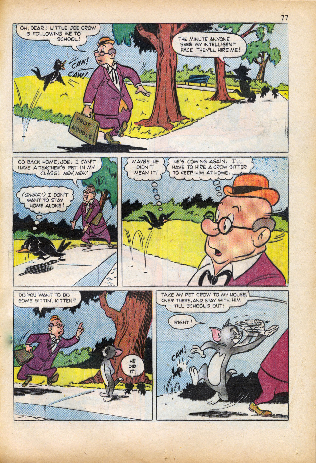 Read online Tom & Jerry's Back to School comic -  Issue # TPB - 79