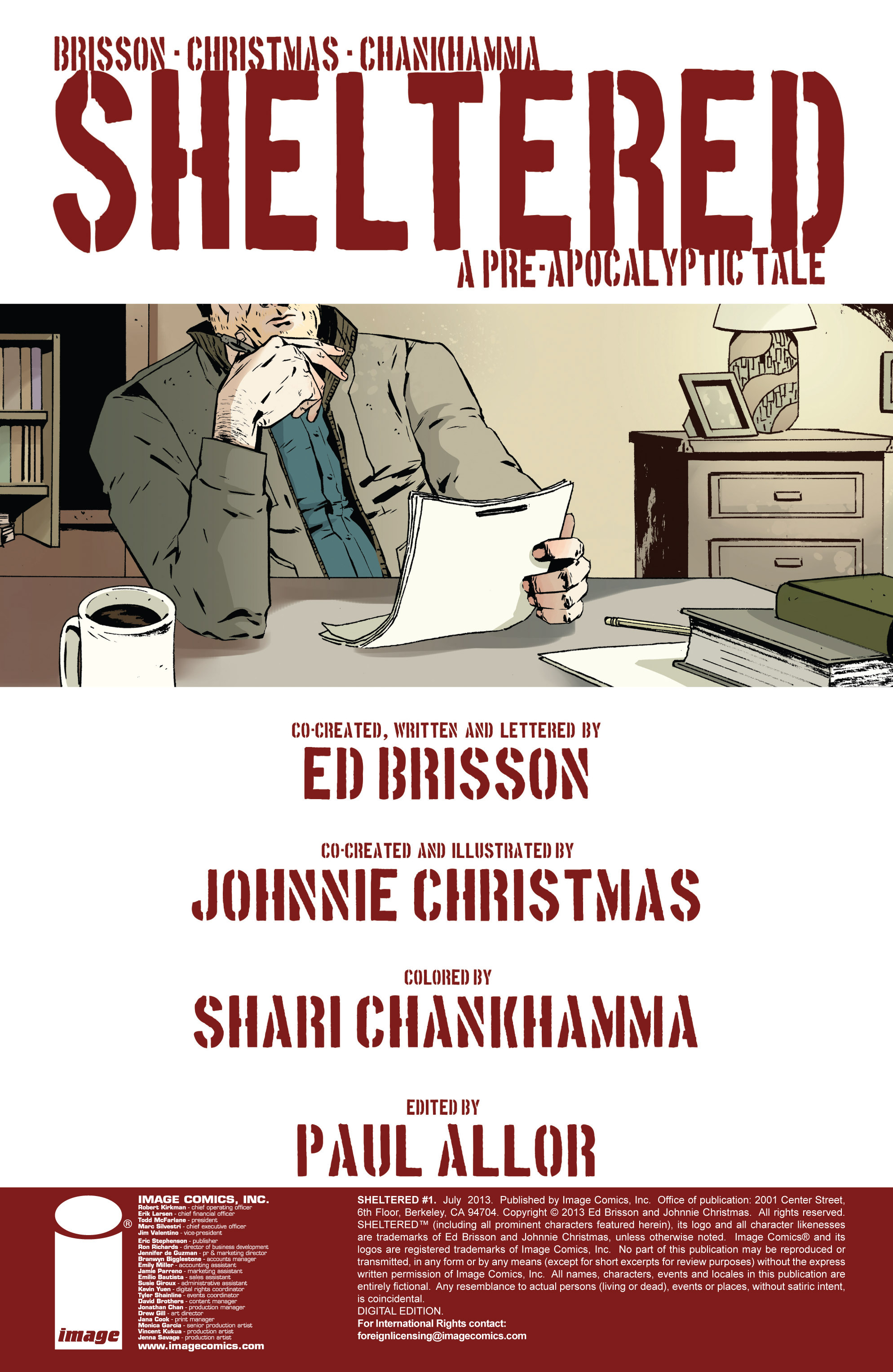 Read online Sheltered comic -  Issue #1 - 2