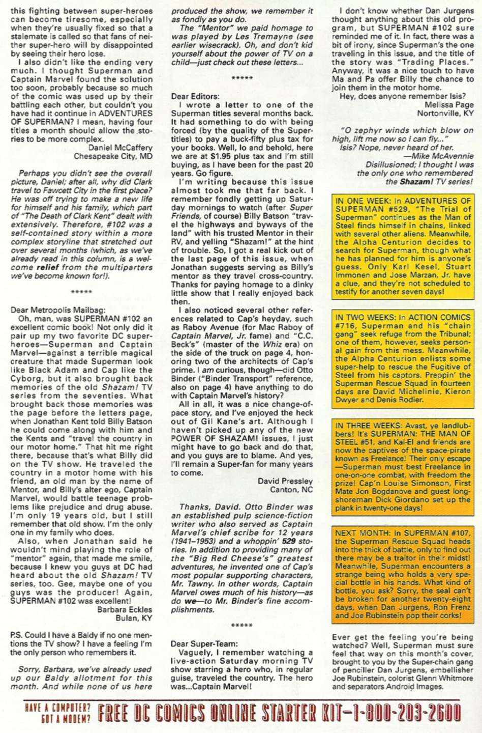Read online Superman (1987) comic -  Issue #106 - 25