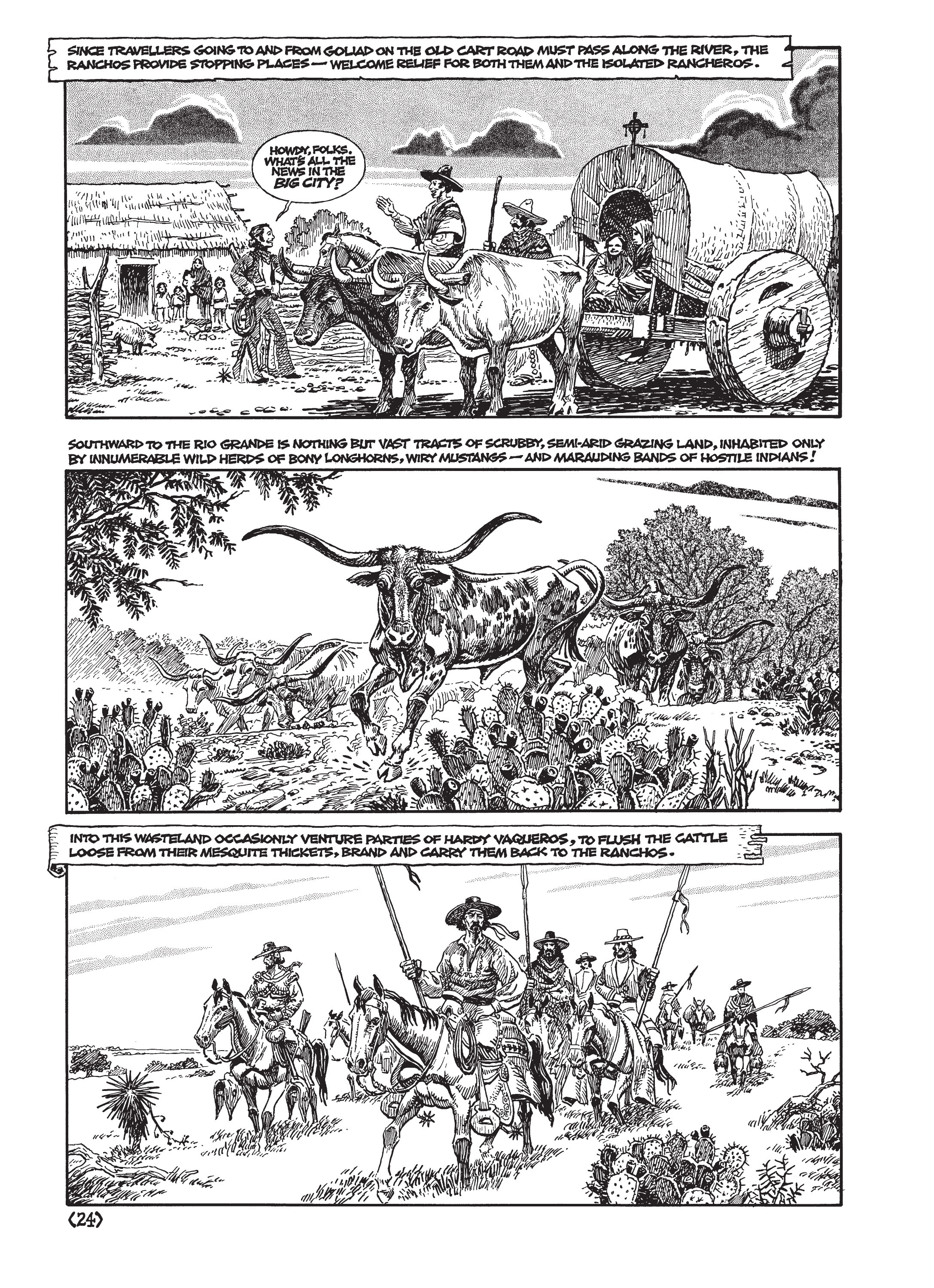 Read online Jack Jackson's American History: Los Tejanos and Lost Cause comic -  Issue # TPB (Part 1) - 28