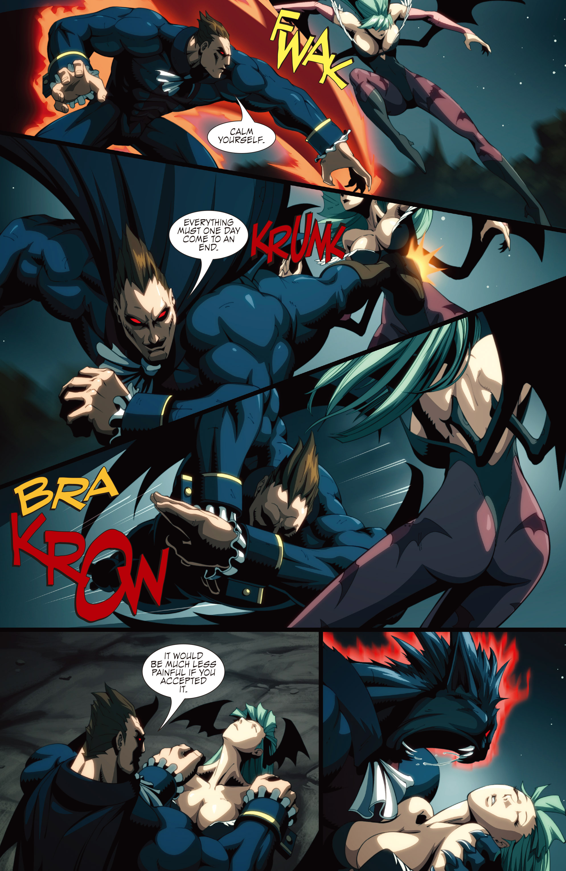 Read online Darkstalkers: The Night Warriors comic -  Issue #3 - 6
